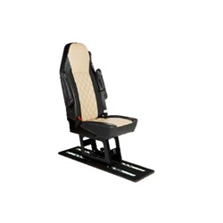 Jany 801 Fixed Back Grey Viny RH Belt